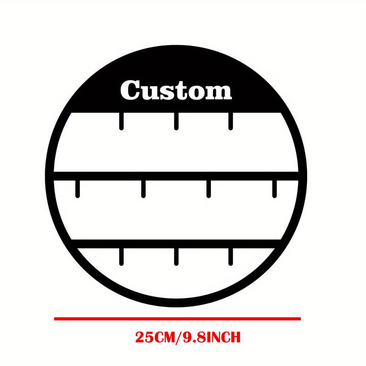 Estante de tazas de café personalizadas "Cody'S Coffee" - Organizador de pared con 6 ganchos, construcción de hierro, perfecto para decoración de cocina y comedor, accesorio para bar de café.