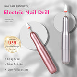 Duofu Profesional Conjunto de Taladro Eléctrico USB - Bajo Ruido y Libre de Vibraciones, Lijadora y Herramienta de Pulido para Manicura y Pedicura, Diseño Portátil, Ideal para Uso en Casa y Salón, Regalo para Mujeres