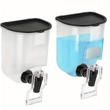 1/2 pzs Dispensador de Enjuague Bucal Duradero Montado en la Pared, Contenedor de Plástico de 21 oz, No Se Necesita Electricidad, Accesorio de Almacenamiento y Organizador de Baño