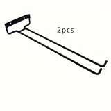 3-Pack/2-Pack/1-Pack Estante para colgar copas de vino de metal negro, soporte para copas invertido montado en la pared, organizador de copas de vino de una sola fila para el hogar, almacenamiento de cocina, organización conveniente de gabinetes y cajone