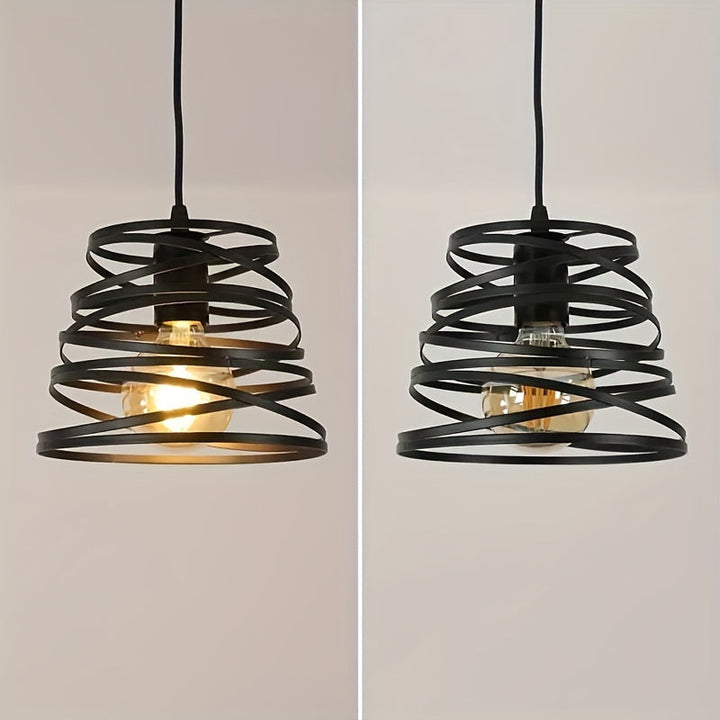 1 pieza de lámpara de techo ajustable moderna, base E26W27, montaje semi-inmerso de metal y hierro para pasillo, dormitorio, café, restaurante, bar - incluye hardware de instalación, sin bombilla, cableado duro, compatible con 110V-240V, luces de techo p