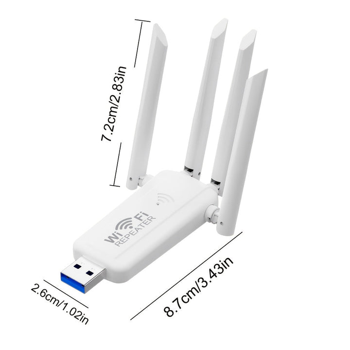 4 antenas de alta ganancia, pueden mejorar la fuerza del sinal y reducir áreas ciegas. El repetidor también tiene buena desempeño de disipación de calor, asegurando una operación estable y confiable durante períodos largos de tiempo. Ideal para mejorar l