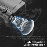 2 piezas de luz de puerta con alas de ángel, alimentada por baterías AAA, no incluidas, adecuada para varios modelos, ensamblaje de luz de piso de coche, sin batería.