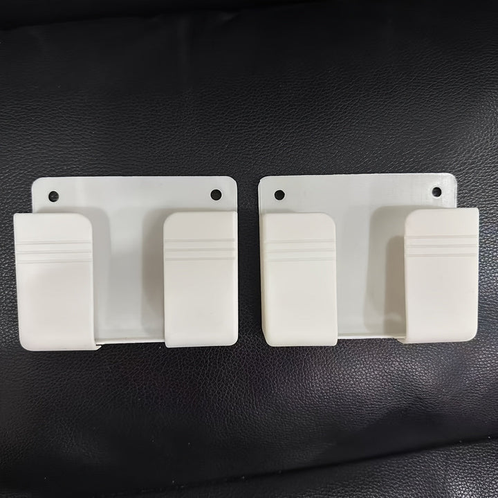 Organizador Versátil de Pared para Teléfonos, Controles Remotos y Cargadores - Instalación Sin Taladro, Perfecto para Dormitorio, Baño, Oficina, Estantes