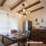 Araña de techo industrial moderna y elegante, lámpara colgante con 3/5/6/8 cabezales ajustables, estilo clásico antiguo, iluminación DIY