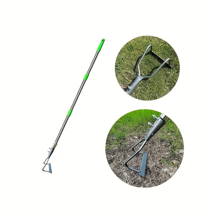 Rastrillo de césped Pala para césped Jardín deshierbador agrícola Rastrillo suave para tierra del jardín