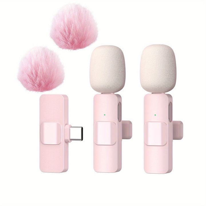 Micrófono de solapa inalámbrico profesional, micrófono inalámbrico para smartphones, laptops, grabación de videos, transmisión en vivo, entrevistas y video blogs