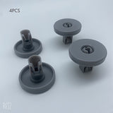 4/8pcs Rueda para Lavavajillas Debajo del Estante, Diámetro 40mm, Adecuado para DISHLEX ELECTROLUX IKEA AEG Favorite Privilege Zanussi, Tamaño: 40x29mm/1.57x1.14in