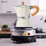 Estufa eléctrica multifuncional con control de temperatura, estufa eléctrica con protección contra sobrecalentamiento, calefactor rápido y duradero, fácil de limpiar, ideal para uso doméstico, oficina, viajes de negocios o acampada para preparar té y caf