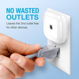 [6 piezas] Luz nocturna LED con sensor inteligente de anochecer a amanecer, luces nocturnas para dormitorio, baño, inodoro, escaleras, cocina, pasillo, luces nocturnas compactas, blanco frío