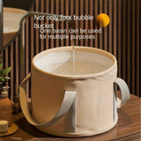 1 pieza, bañera de pies portátil - Diseño compacto fácil de transportar, no necesita electricidad, sin fragancia para uso en casa y viajes, crea experiencia de spa, ideal para viajes de negocios y relajación en casa, bañera de pies, amantes del spa, bañe