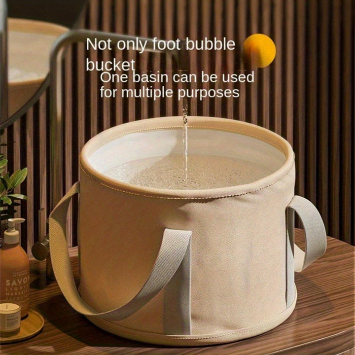 1 pieza, bañera de pies portátil - Diseño compacto fácil de transportar, no necesita electricidad, sin fragancia para uso en casa y viajes, crea experiencia de spa, ideal para viajes de negocios y relajación en casa, bañera de pies, amantes del spa, bañe