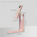 Linterna LED 2 en 1 para Uñas con Soporte - Recargable USB, Luz Portátil para Uñas y Pies, Incluye Pantalla LCD, Opciones Blanco y Rosa, Diseño Multifuncional sin Cable, Accesorios para Gel