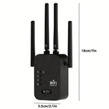 Amplificador de señal WiFi 2.4G HZ con cobertura de 10000 pies cuadrados, repetidor de rango de WiFi, amplificador de Internet 2.4G HZ.