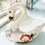 Jabonera en forma de cisne, 1 pieza, colores vivos, realista y muy exquisita