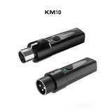 Transmisor y Receptor de Micrófono sin varillas 2.4Ghz, Sistema XLR, Adaptador Recargable para Mezcladora de Audio, Micrófono Dinámico