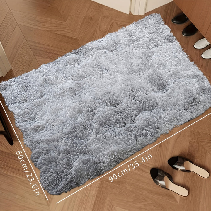 Alfombra suave y esponjosa de 1 pieza, adecuada para sala de estar, dormitorio, estudio o habitación de maquillaje, felpa suave antideslizante, alfombra junto a la cama o pasillo, lujoso y encantador estilo nórdico antideslizante, ideal para decoración d