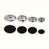 Tapón de llama de estufa de gas desmontable - Cubierta de metal de superficie plana reutilizable para apartamentos, hogares y cocinas - Diseño duradero de alta calidad que previene retardantes de llama y rayones, accesorio de electrodomésticos, aparienci