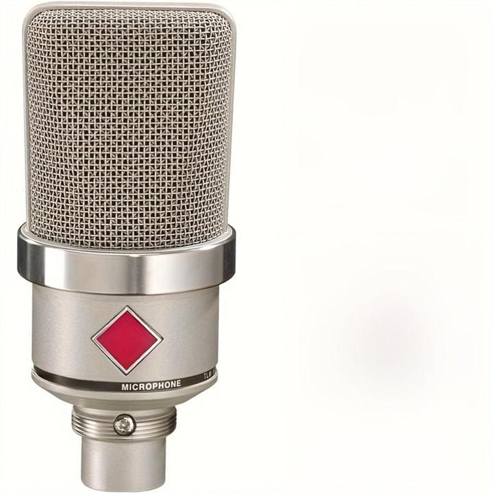 Micrófono de condensador de placa grande de 48V 102, adecuado para estudio, estudio de grabación profesional, estudio de canto con cable, micrófono de metal, micrófono para podcasting