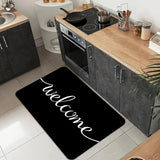1 pieza de alfombrilla de bienvenida - Antideslizante, resistente al desgaste, fácil de limpiar, alfombrilla rectangular para interiores y exteriores, entrada, patio, áreas de alta circulación, lavable en máquina, alfombrilla de bienvenida para interiore