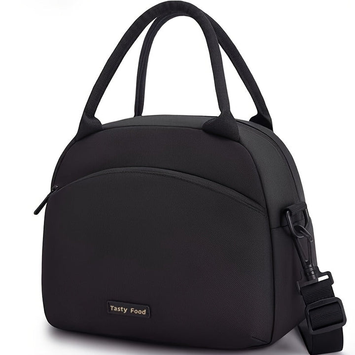 1 Bolsa para Almuerzo, Tote de Gran Capacidad con Asa Portátil para Comidas y Snacks, Ideal para la Escuela