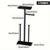 Soporte para Papel Higiénico de 1 Pieza con Función de Almacenamiento, Estante Independiente para Rollo de Papel Higiénico para Baño, Puede Contener 6 Rollos de Papel, Accesorios de Baño, Decoración de Regalo para Navidad/Halloween