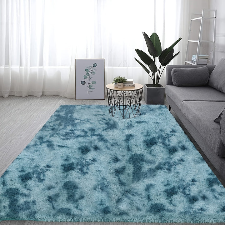 1pc Alfombra Peluda Moderna, Tapete Grande y Esponjoso para Dormitorio o Sala de Estar, Decoración Hogareña