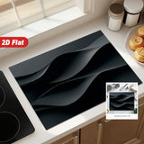 1 pieza Cubierta de Cocina Abstracto Diseño 2D Patrón - 71.12cm x 52.07cm Resistente a Arañazos y al Calor, Fácil Limpieza para Placas Inductoras, Cerámicas y Estufas, Decoración Moderna, Protector de Encimera, Material Easyclean