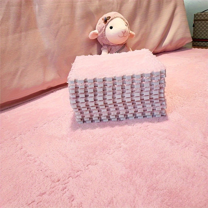 20 unidades, Alfombra de habitación y sala de estar de cobertura completa, Alfombra de lado de la cama, Alfombra de suelo interbloqueable cálida, lavable en máquina, suave y antideslizante, 11.8x11.8 pulgadas, material de poliéster y EVA, uso interior