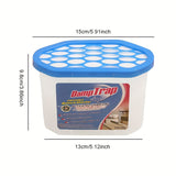 Deshumidificador Portátil Eliminador de Olores Eficaz, Absorbente de Humedad Potente, Controlador de Humedad para Armarios Pequeños, Baños Húmedos y Cocinas, Ideal para Estudios, Botes y Autocaravanas