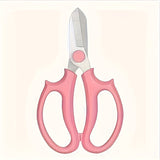 Tenacillas Profesionales con Empuñadura Cómoda para Ambas Manos, Estilo Clásico, Hoja de Acero Inoxidable, Tijeras de Jardinería Manuales, Ideales para Arreglos Florales y Cuidado de Plantas