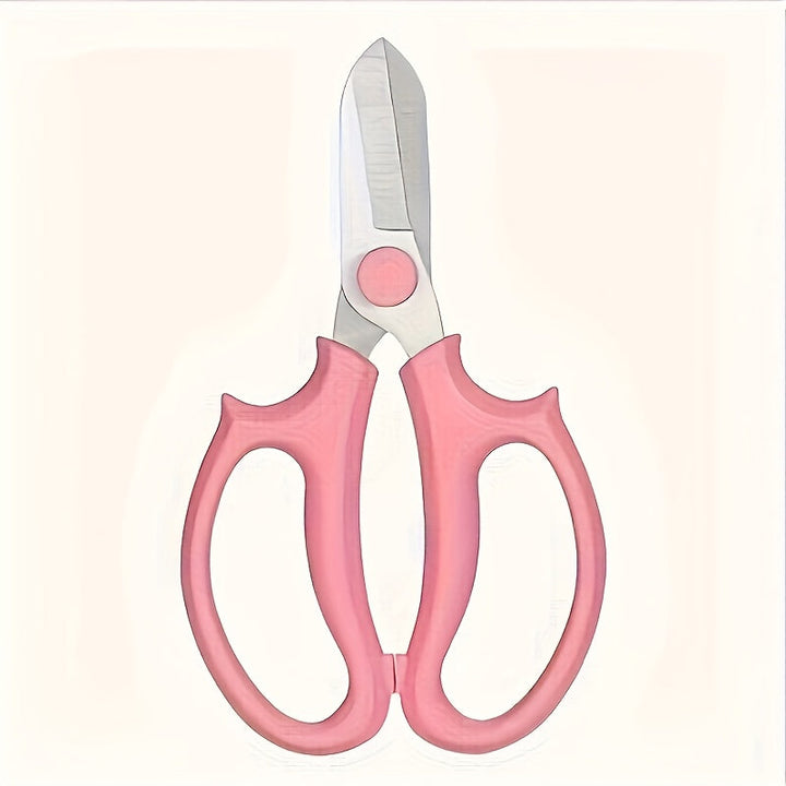 Tenacillas Profesionales con Empuñadura Cómoda para Ambas Manos, Estilo Clásico, Hoja de Acero Inoxidable, Tijeras de Jardinería Manuales, Ideales para Arreglos Florales y Cuidado de Plantas