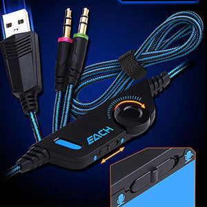 Promoción Diadema Kotion G2000 Gamer Microfono Usb Y Luces Led Balaca