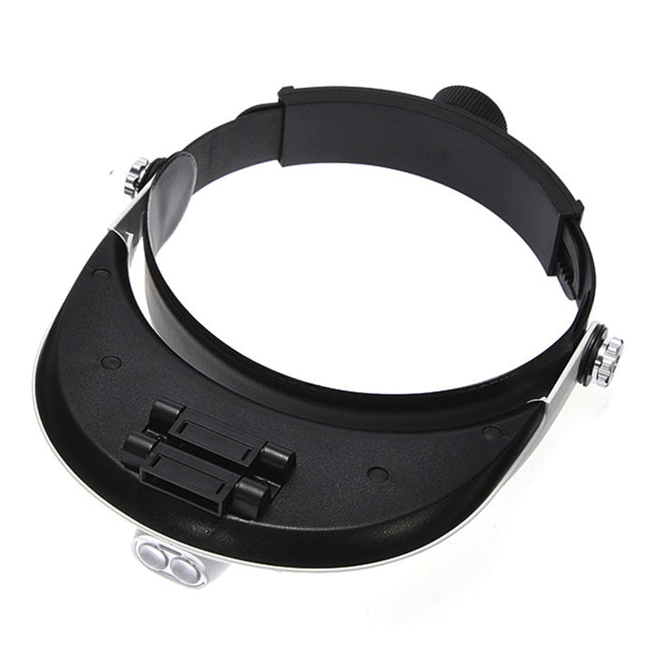 Lupa Led Visera + 5 Lentes Aumento Diadema Joyería Relojería MG81001-G