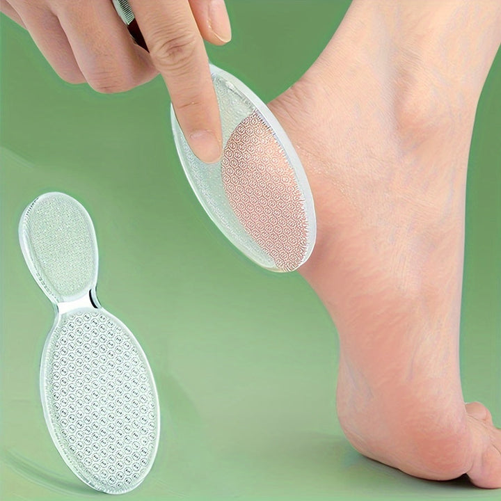 Nano Vidrio Limas Para Pies, Raspador De Doble Cara Para Pies, Escobilla Para Tacones, Removedor De Callos, Exfoliante, Cuidado De Pedicura, Herramienta De Limas Para Pies, Accesorios