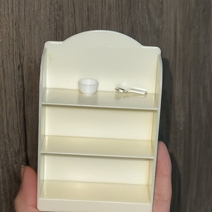 2 piezas de mini estantes de libros a escala 1:12, perfectos para coleccionables y regalos, diseño lindo y delicado, aptos para cocinas, disponibles para interiores y exteriores, no requieren electricidad.