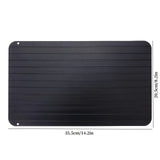 Plato de descongelación rápida para alimentos congelados, carnes, frutas - Plato de descongelación rápida de aluminio, bandeja de descongelación, gadget de cocina Master