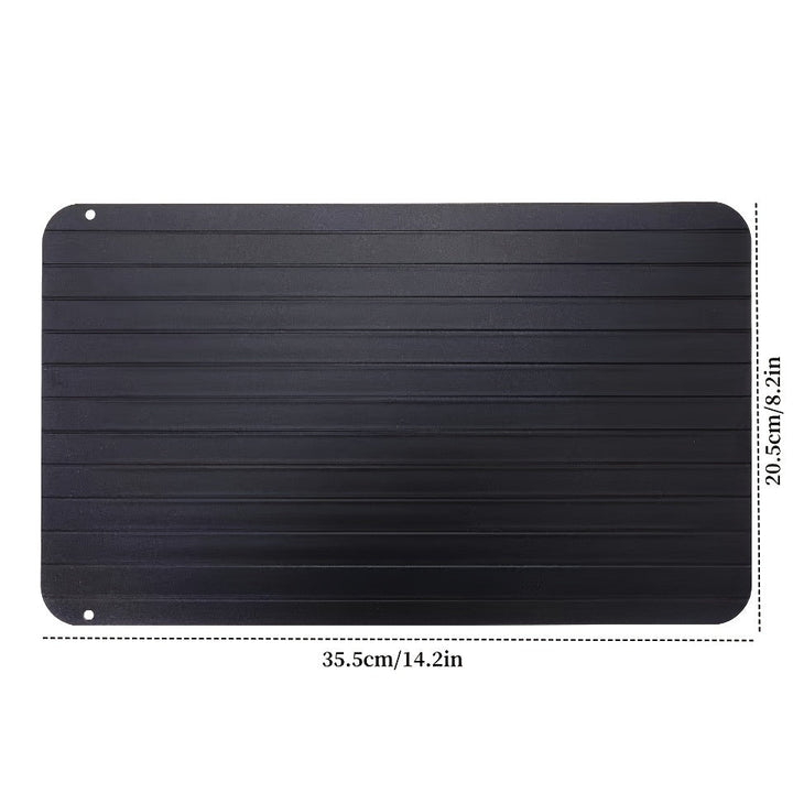 Plato de descongelación rápida para alimentos congelados, carnes, frutas - Plato de descongelación rápida de aluminio, bandeja de descongelación, gadget de cocina Master