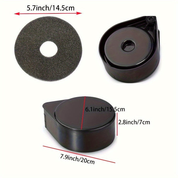 Juego de herramientas para bartender de 3 niveles con recipientes de plástico para sal y azúcar, organizador multiusos para margaritas y cócteles, accesorios duraderos para bares, esenciales para mixología profesional y entretenimiento en casa, diseño el