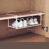 Organizador de Zapatos de Metal que Ahorra Espacio - Diseño Duradero y Plegable para Armarios, Dormitorios y Residencias Universitarias
