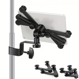 Soporte ajustable para tableta de 7-14 pulgadas con abrazadera giratoria de 360 grados para soporte de micrófono para iPad Pro Air Mini para Nexus para tabletas Samsung de 12.4'' Eid Al-Adha Mubarak