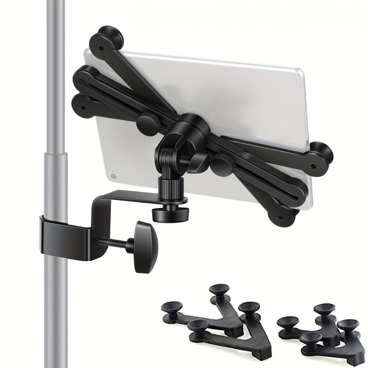 Soporte ajustable para tableta de 7-14 pulgadas con abrazadera giratoria de 360 grados para soporte de micrófono para iPad Pro Air Mini para Nexus para tabletas Samsung de 12.4'' Eid Al-Adha Mubarak