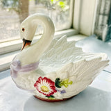 Jabonera en forma de cisne, 1 pieza, colores vivos, realista y muy exquisita