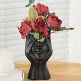 Jarrón de Resina Moderno - Perfecto para Decoración de Escritorio, Regalo Ideal para San Valentín, Día de la Madre y Día del Padre