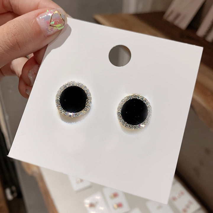 1 Par de Pendientes para Mujer de Gran Venta, Geometría Versátil y Elegante con Circonia, Lujo Ligero y Adornos Exclusivos para las Orejas