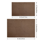 Alfombra de Puerta 1pc, Alfombra Redonda para la Entrada, Tapetes Antideslizantes y Absorbentes Lavables para la Puerta Principal Interior, Decoración de Primavera y Navidad