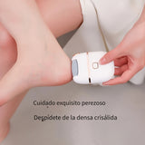 Modelo de carga USB, limpiador de pies con 6 cabezas de repuesto, tres molinillos, ajustes de velocidad de 2, rápida eliminación de cera vieja, un gran regalo para familiares y amigos.