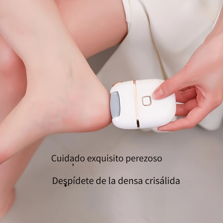 Modelo de carga USB, limpiador de pies con 6 cabezas de repuesto, tres molinillos, ajustes de velocidad de 2, rápida eliminación de cera vieja, un gran regalo para familiares y amigos.