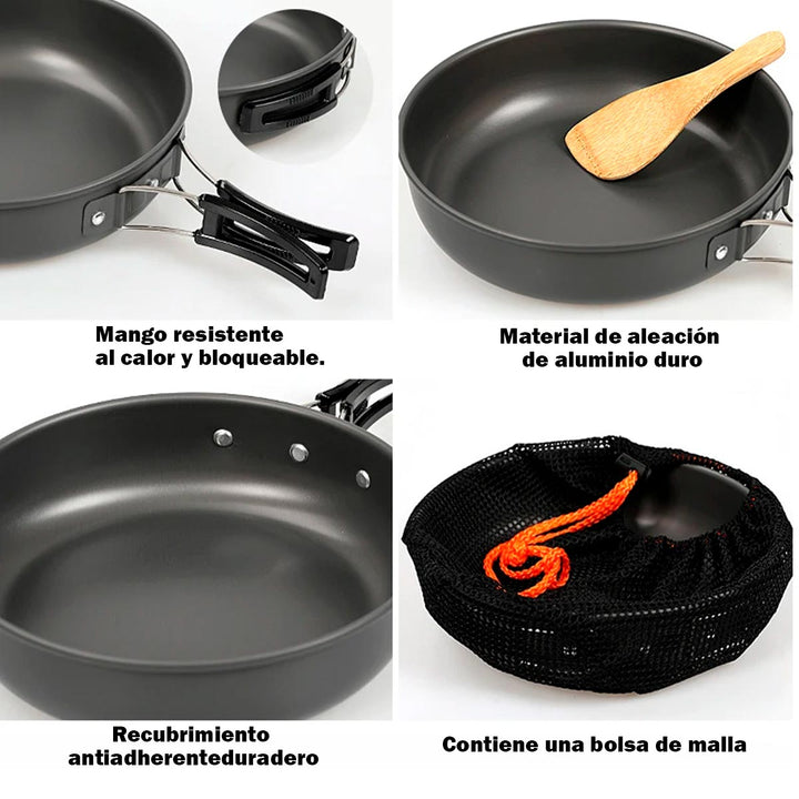 Kit De Camping Cocina Portátil Completo Portable SY-200