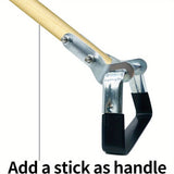 Cabeza de azada de jardín de metal duradera - Reemplazo de azada de hula de estribo para una eficiente eliminación de malezas y suelos, ideal para jardinería en casa, accesorio de azada de jardín | Azadón resistente | Cabeza de azada de metal